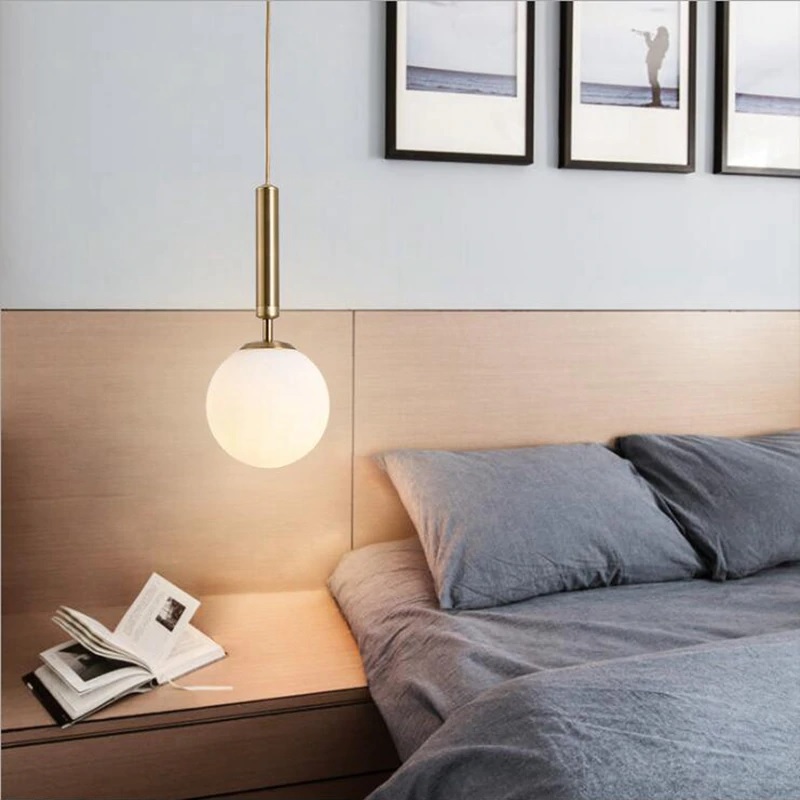 Đèn thả đầu giường hiện đại trang trí phòng ngủ