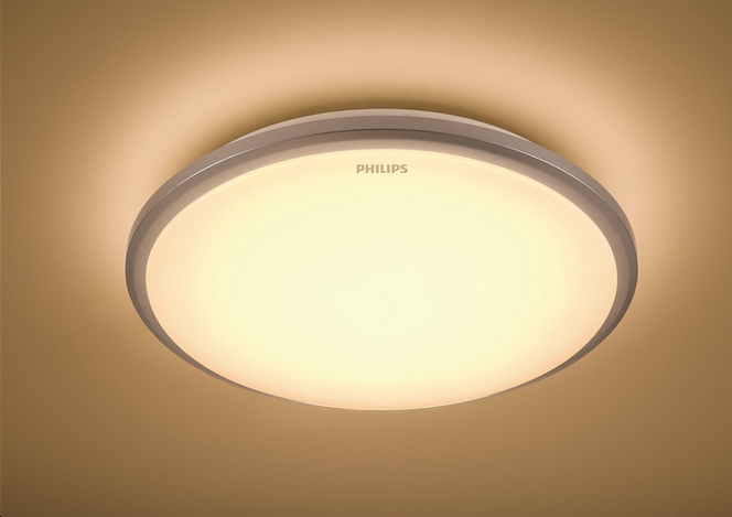 Đèn LED ốp trần Philips hiện đại cao cấp 31824 Twirly 12W (290x60mm) ánh sáng trắng ,vàng