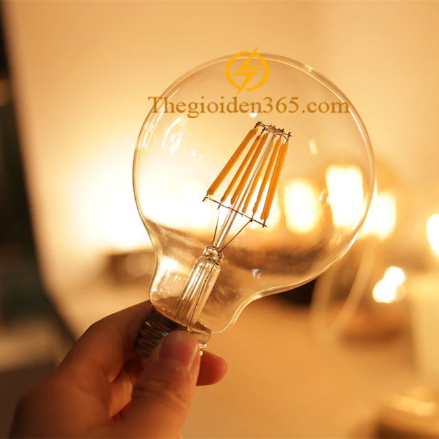 Bóng led bulb trang trí G80 Filament Edison E27 4w TL-Bulb04-G80