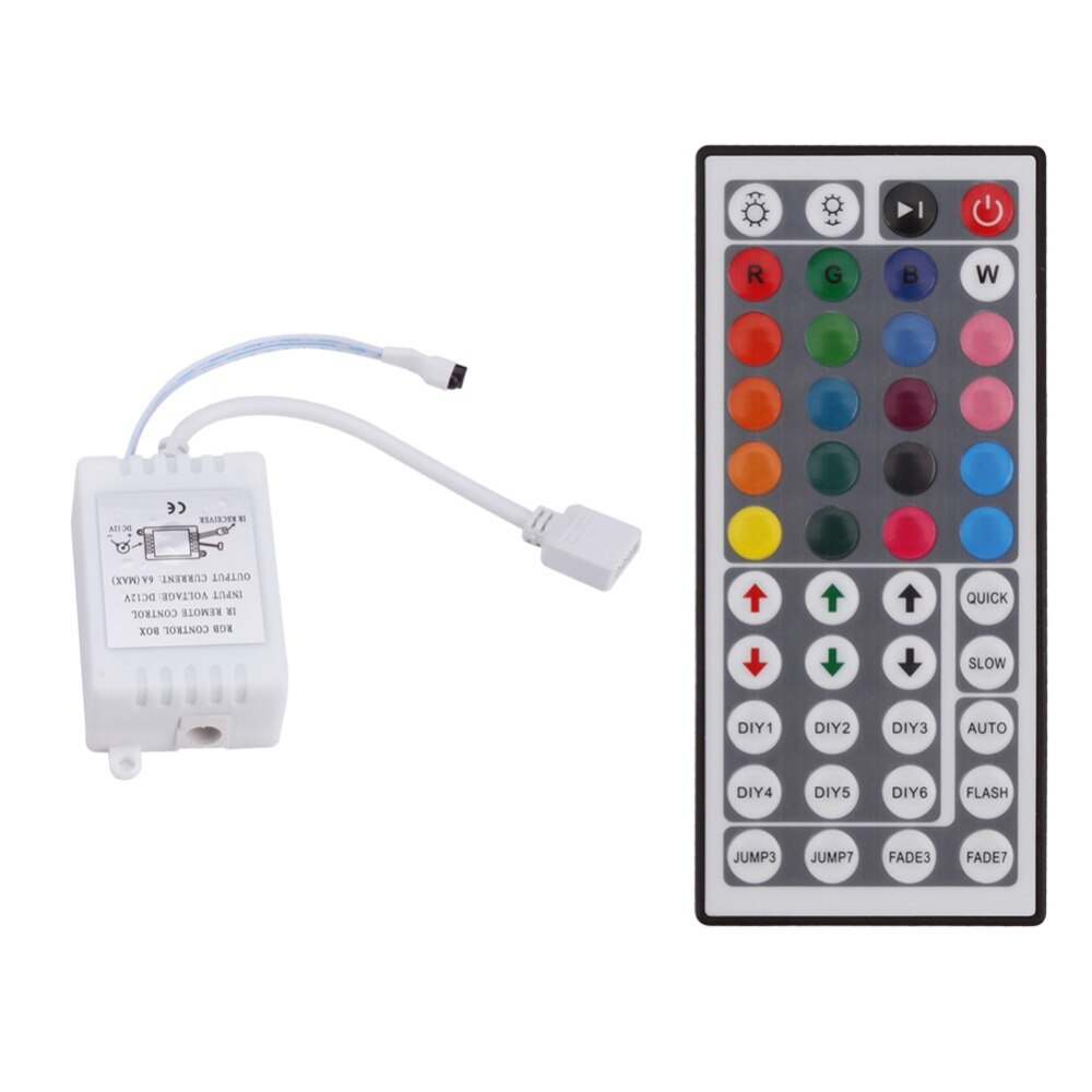 Bộ điều khiển LED dây 12v RGB 44 nút bấm TLD-12V-RGB01