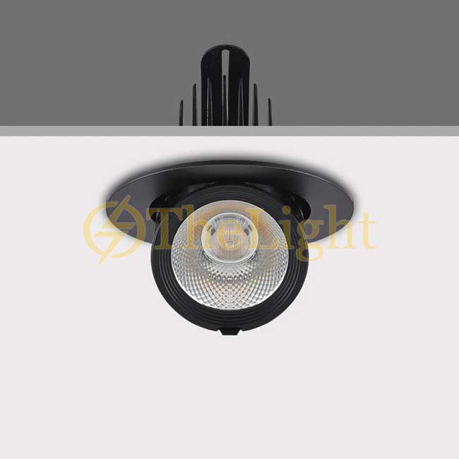 Đèn downlight âm trần 12w xoay góc 360 cao cấp D90 TL-A360-01