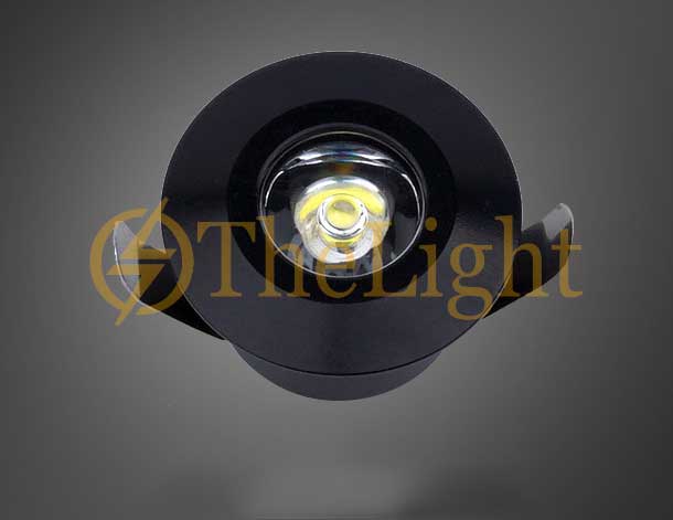 Đèn âm tủ LED spotlight mini 3w lỗ khoét 35mm trang trí TL-SPL01 vỏ đen