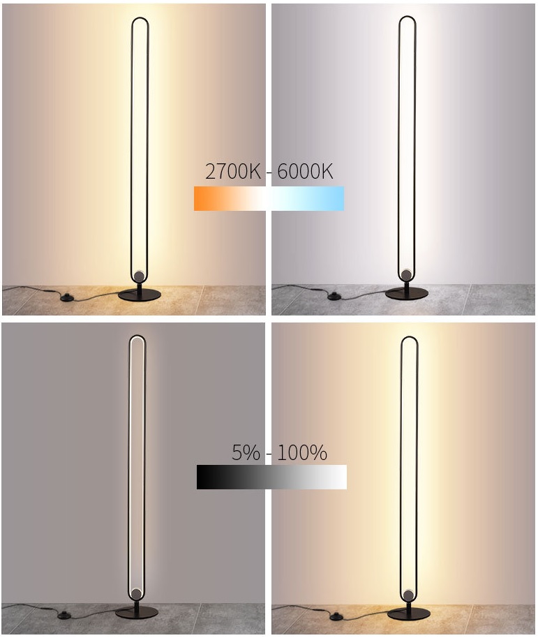 Đèn cây phòng khách LED dimmer hiện đại trang trí cao cấp TL-ĐC02 ảnh 5