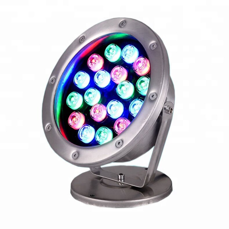 Đèn LED Âm Nước 18W IP68 cao cấp TL-UW18 đổi màu