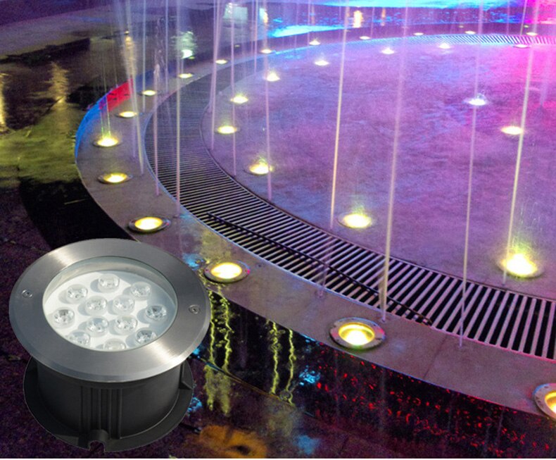 Đèn LED âm sàn 24v 9w IP68 chống nước cao cấp 