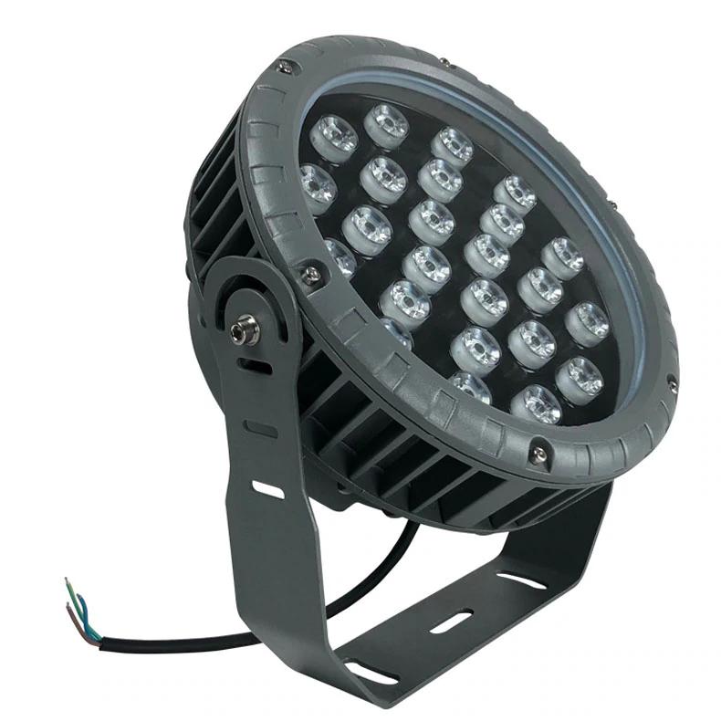 Đèn LED cắm cỏ sân vườn 36w IP66 ngoài trời cao cấp TL-RC02 màu ghi sáng