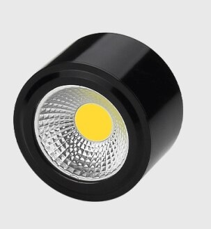 Đèn LED chiếu điểm gắn trần COB 15w D115xH65 cao cấp TL-MD01 vỏ đen