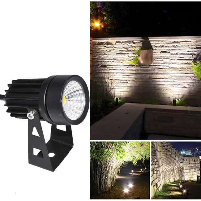 Đèn LED chiếu điểm rọi cây sân vườn ngoài trời 10w spotlight COB IP65 cao cấp TL-CC06 ứng dụng