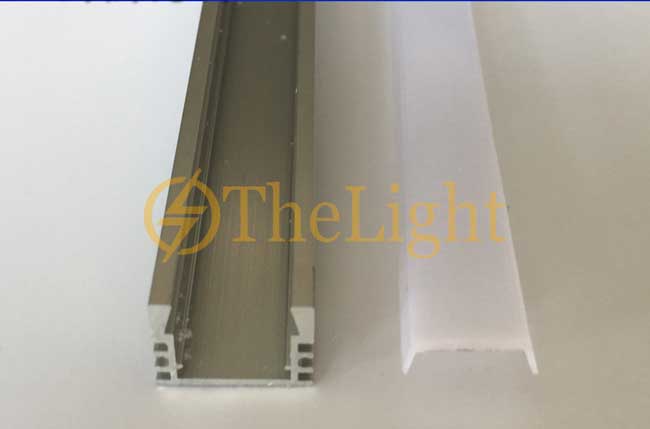 Đèn LED thanh nhôm chữ U nổi cao cấp TL1712 trang trí