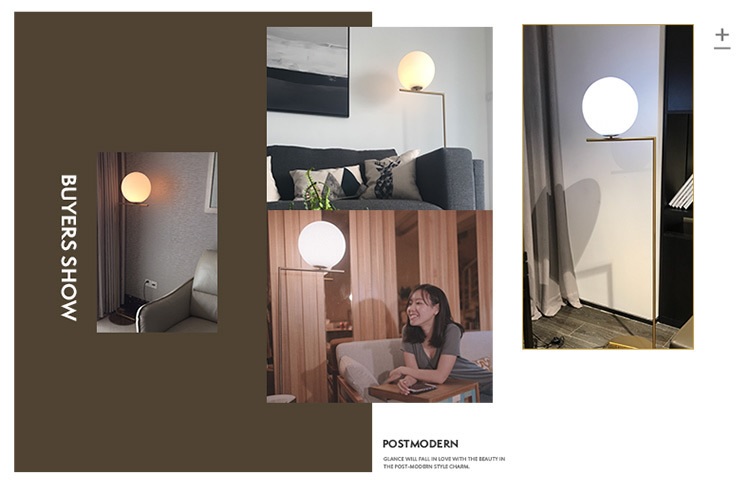Đèn sàn hiện đại Bắc Âu cao cấp TL-ĐS01 trang trí phòng ngủ mới