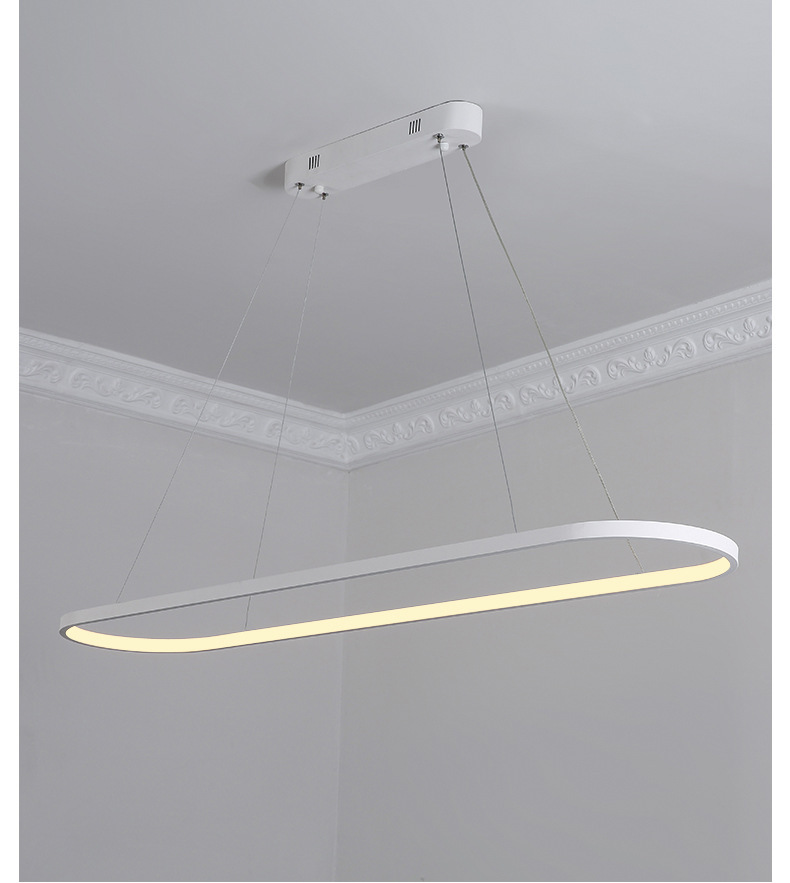 Đèn thả bàn ăn đơn giản LED vỏ trắng cao cấp D700 TL-BA-061
