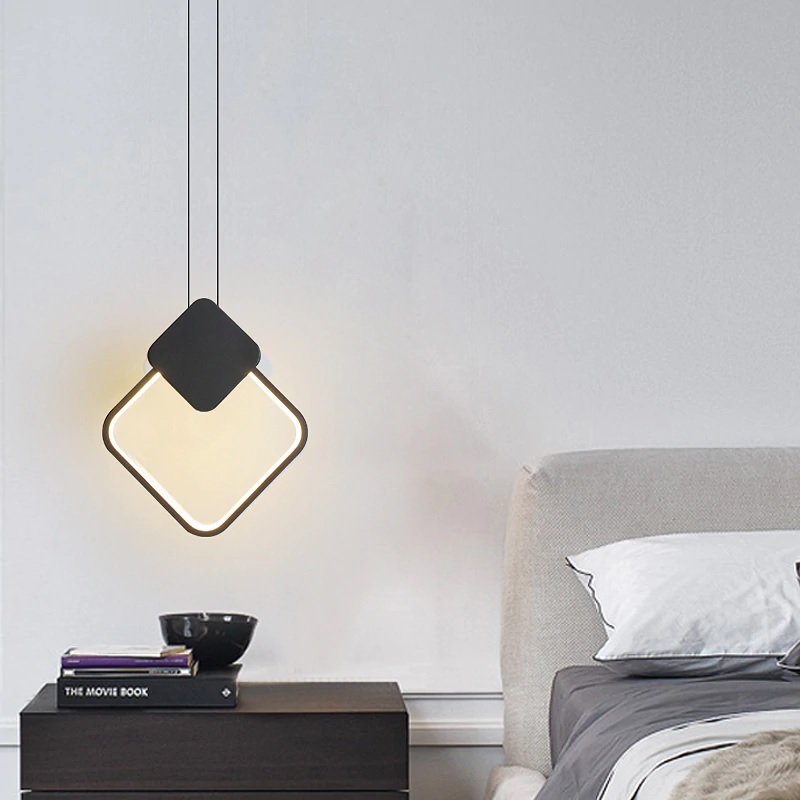 Đèn thả LED đầu giường Nordic hiện đại Bắc Âu trang trí phòng ngủ 