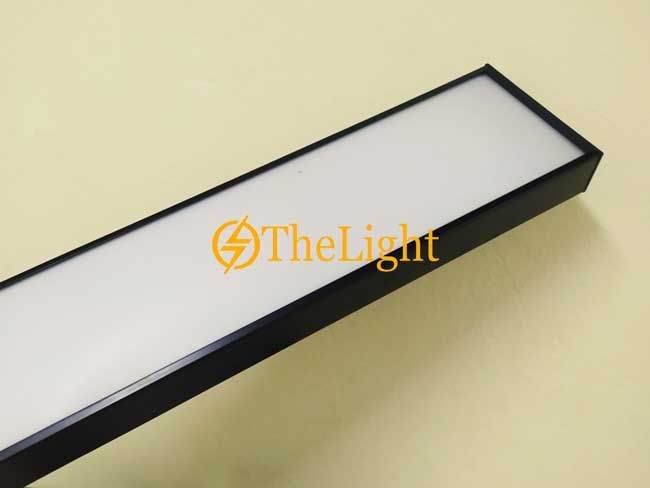 Đèn thả văn phòng LED 40w D150xL1200 vỏ đen TL-VP01 giá rẻ cao cấp