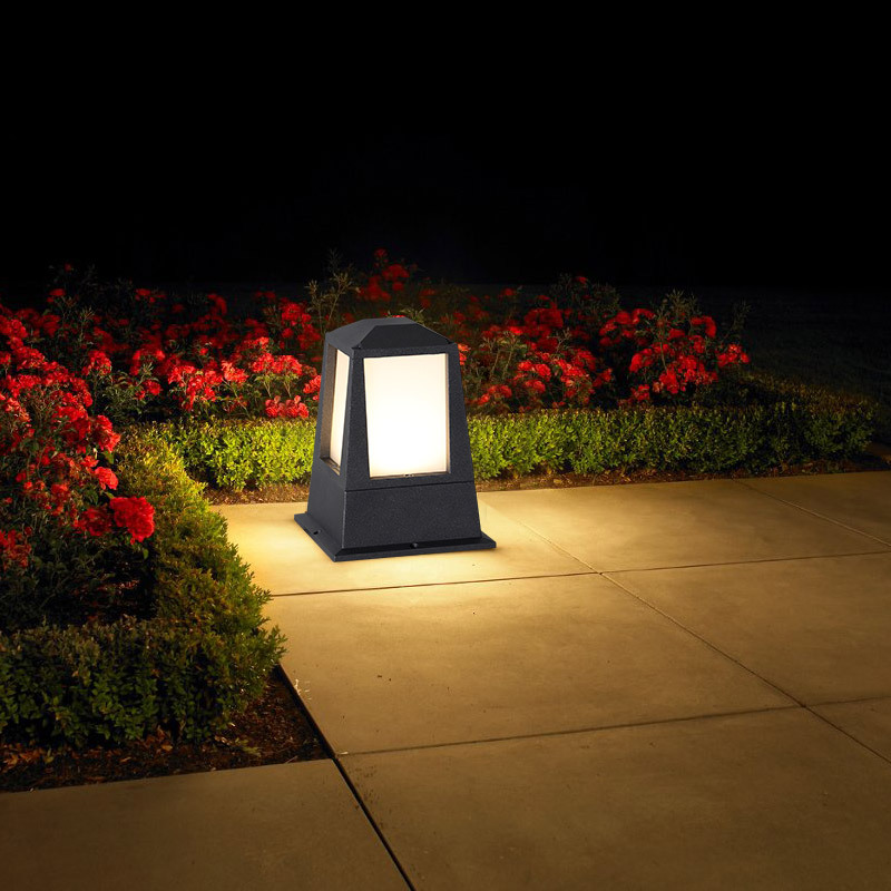 Đèn trụ cổng hiện đại trang trí sân vườn ngoài trời chống nước E27 D194xH256mm TL-DTC02 light