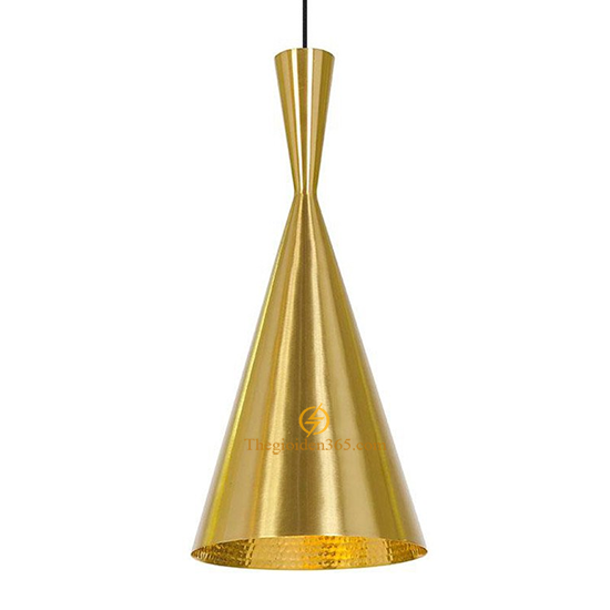 Bộ đèn thả trang trí chao nhôm vàng, lòng vàng sơn tĩnh điện TL-075VA-03
