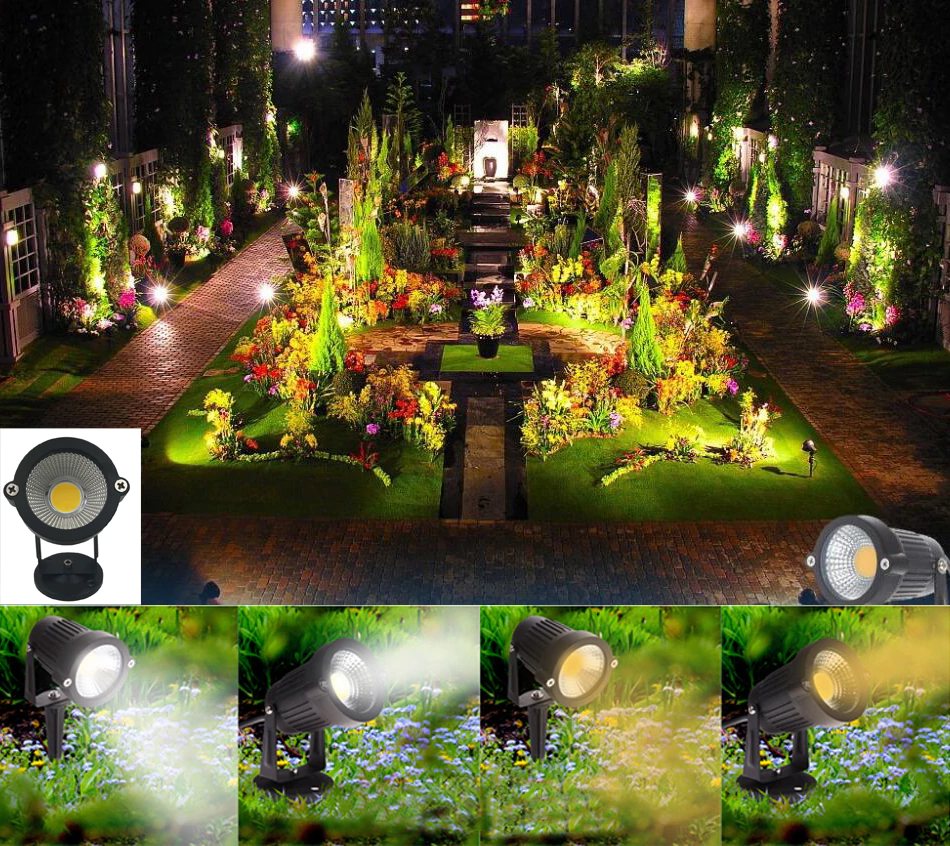 Đèn cắm cỏ LED 5w IP65 trang trí sân vườn ngoài trời TL-CC01