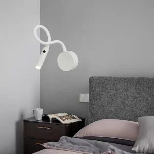 Đèn đọc sách gắn tường đầu giường cao cấp Led 3w màu trắng TL-DSB05