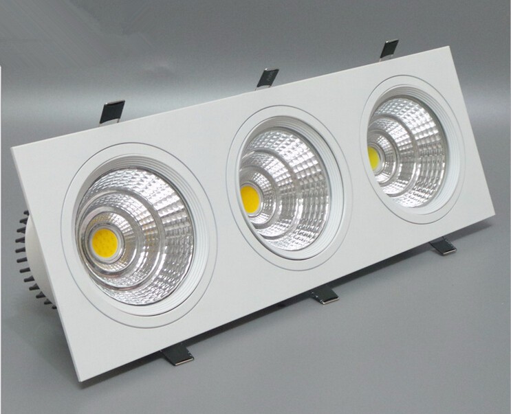 Đèn downlight 3 bóng âm trần LED COB cao cấp TL-A31-03