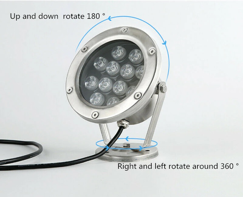 Đèn LED Âm Nước 12v 15W IP68 cao cấp TL-UW12B