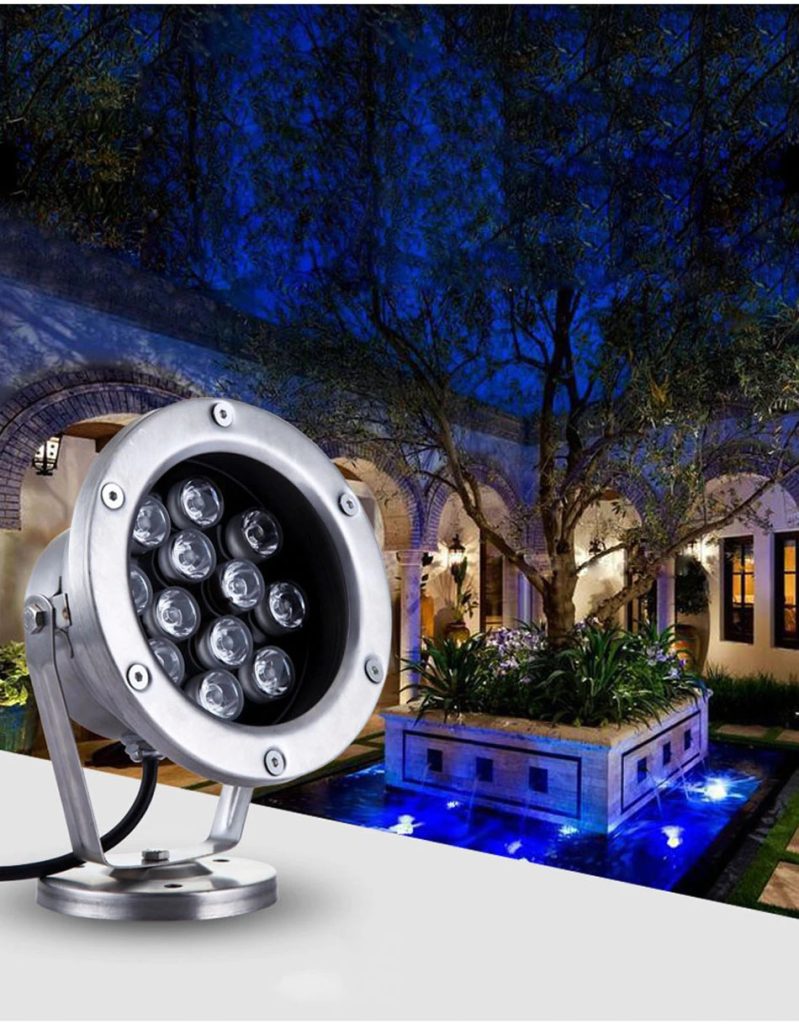 Đèn LED âm nước Hồ cá Koi