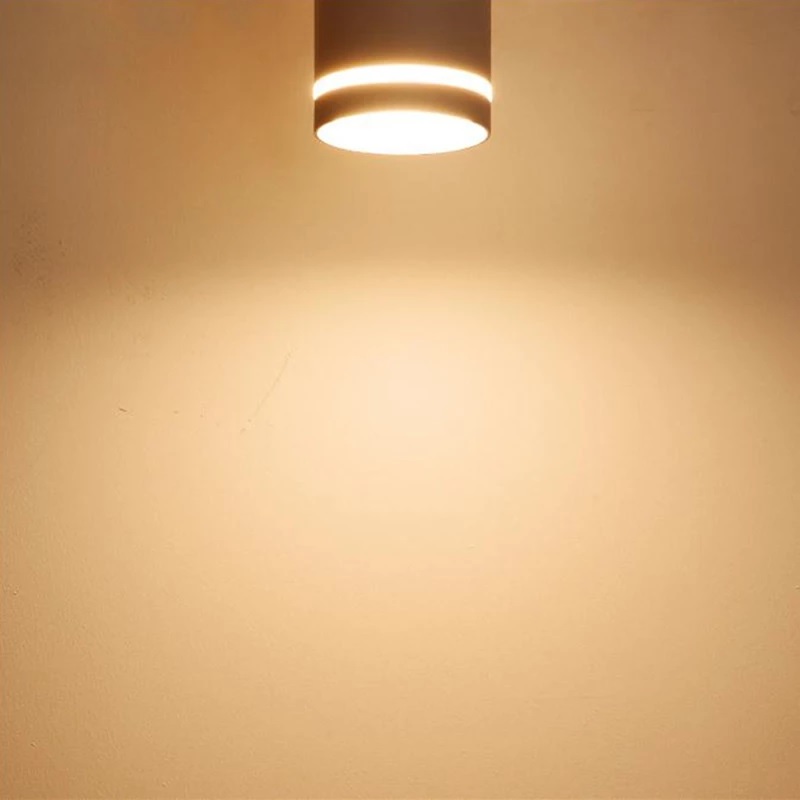 Đèn LED ốp trần tròn spotlight COB 10w vỏ nhiều màu Bắc Âu TL-OB-Color