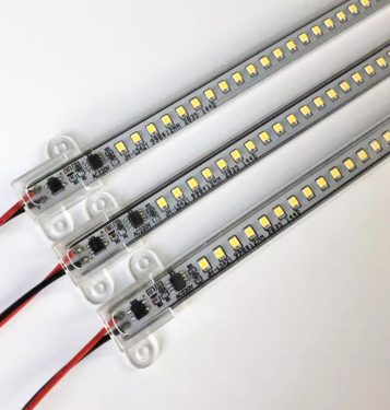 Đèn LED thanh 220v 30cm 5w chiếu hắt tủ kệ trang trí cao cấp TL-AC01