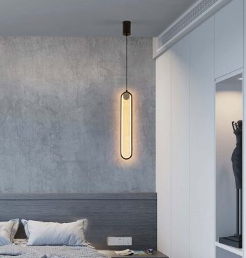 Đèn thả LED đầu giường Nordic hiện đại Bắc Âu trang trí phòng ngủ TL-DG-01E