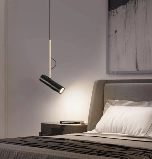 Đèn thả đầu giường xoay góc 360 độ trang trí phòng ngủ phong cách Bắc Âu Minimalist TL-DG03
