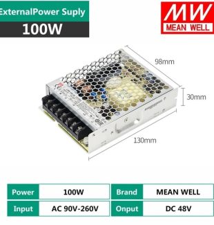 Nguồn meanwell 48V đèn ray nam châm từ tính 100W 200W 350W DL-RNC16