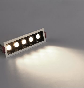 Đèn led âm trần spotlight mặt chữ nhật chiếu điểm chống chói Philips OEM TL-SP16