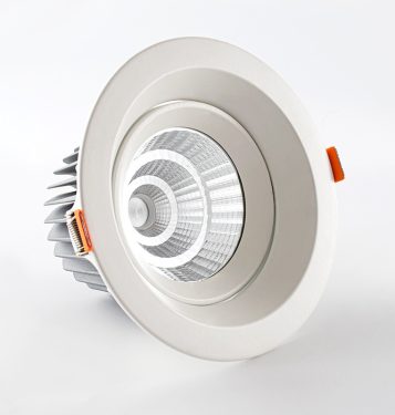 Đèn led âm trần spotlight tròn xoay góc Philips OEM TL-SP01