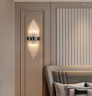 Đèn gắn tường pha lê trang trí phòng ngủ phong cách hiện đại TL-DNL04