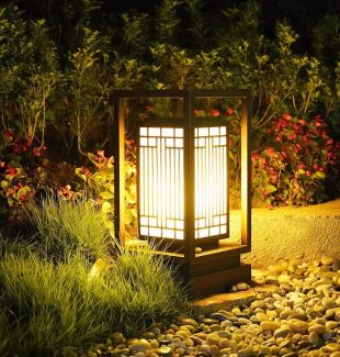 Đèn trụ cổng sân vườn LED phong cách cổ điển chống nước cao cấp TL-DKL02