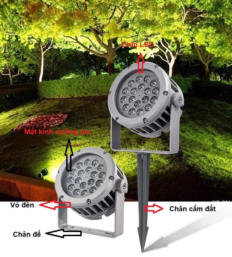 den-cam-co-LED-ngoai-troi-cau-tao-chung