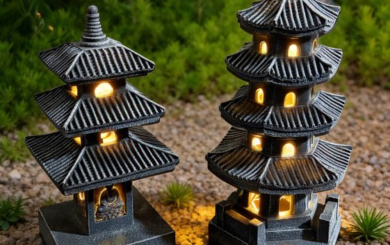 Đèn sân vườn kiểu Nhật: Bí quyết tạo không gian thiền tĩnh, tinh tế và sang trọng