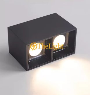 Đèn LED Ống Bơ Vuông Đôi Luxury Modern Light Cao Cấp 50w Model TL-OBM35