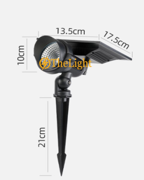 Đèn LED spike light Solar cắm cỏ năng lượng mặt trời sân vườn hiện đại cấp bảo vệ IP65 cao cấp Model TL-SLCC365